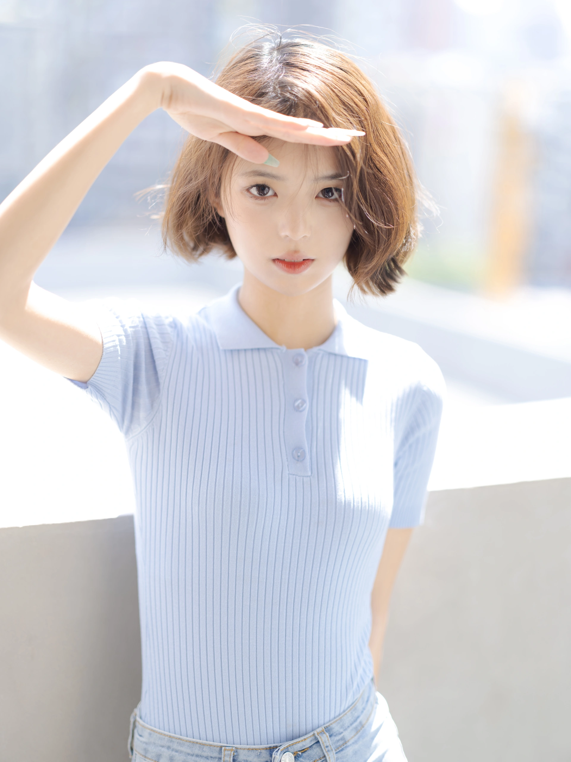 森萝财团写真 - 媛媛 试拍 15D超薄白丝 1